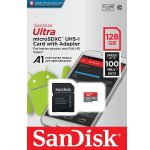 SanDisk Ultra microSDHC, 100 MB/s A1 Card with Adapter, 128GB