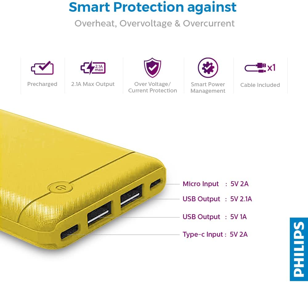 Philips 10000mAh yellow....