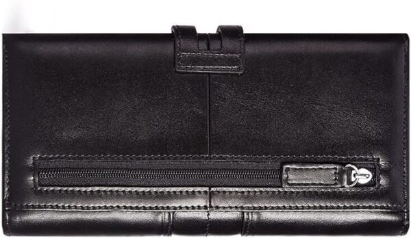 ALDEBRAN® Women's Italian Genuine Leather Wallet - Black - Image 6