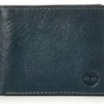 Timberland Men's Leather Wallet - Navy (Fine Break)
